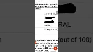 My ibps po 2021 final result