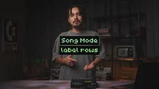 Labeling patterns and rows in Song Mode on Digitone // Song Mode Tutorial