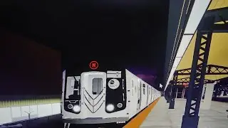 Christmas special: riding in between cars on a R160B siemens axon wrapped N train pta Madison lines