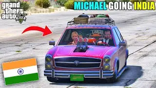 GTA 5 : MICHAEL & HIS FAMILY GOING TO INDIA || BB GAMING