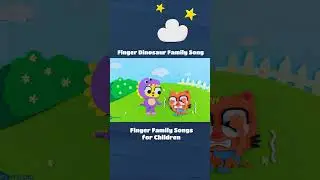 Finger Dinosaur Family Song #kidssongs #shorts