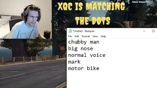 Officer XQC matching the criminal symptoms | chubby guy