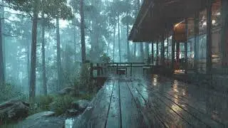 Cabin Rain Sounds for Deep Sleep &mdash; No Talking, No Music