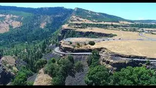 Rowena Loops.Historic Columbia River Highway.USA