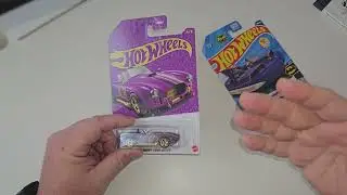 Hot Wheels classic Shelby Cobra 57th Anniversary edition and Brand new 2025 release bat boat