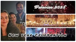 New year Celebration at shankumugham Beach❤️|Happy new year guys✨|Anjalyofficial