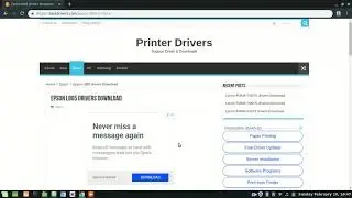 Epson L805 driver & How To Install