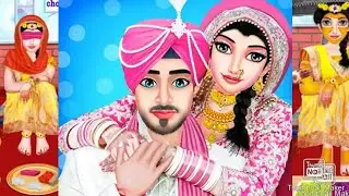 💖Punjabi Wedding North Indian wedding Big Game 2020 |💖Bridal and Groom Dress up Makeup Game