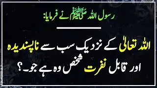Qabil Nafrat Shakhs | Hadees | Hadith | Reaction With Molana