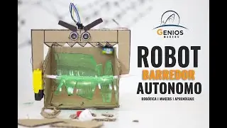 COMO HACER UN ROBOT BARREDOR AUTONOMO DE CARTON! FACIL Y RAPIDO!!!