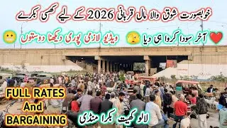 Lalukhet Bakra Mandi Karachi Latest Rates Update l 4 Jan 2026 l Karachi Bakra Mandi 2026 l