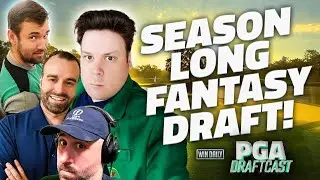 LIVE Big Fat Season Long Fantasy Golf Draft | Geoff Fienberg Degenerate75 ModelManiac DeepDiveGolf