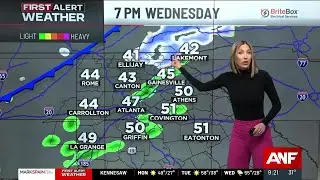 First Alert Forecast: Cold week ahead with multiple chances for flurries