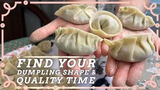 🥟Dumpling Party! | Various shapes❤️| Unplugged Quality Time 🕺🏻💃🏻 | How to wrap dumplings