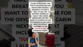 Grandpa vs. Airline Fees! ✈️💰 #shorts #funny #travel