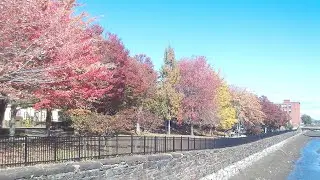 First Level Canal from Heritage State Park of Holyoke Massachusetts