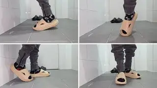 Puma Softride ZeroG Slide on Feet Light Sand