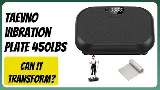 REVIEW (2025): Taevno Vibration Plate 450LBS. Features.