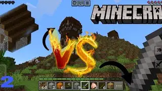 (minecraft survival episode 2 )pillager se fight ho gai bhai 😮