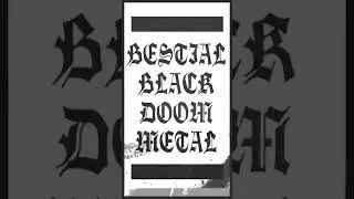GRUELING BESTIAL BLACK DOOM METAL APPROACHING! PRESENCE OF PURE EVIL! #lexrhino