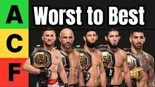 Ranking The Worst & Best UFC Champions in EVERY Single Division 