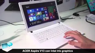 ACER Aspire V13 con Intel Iris graphics (ITA)