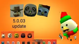 Chicken gun 5.0.03 all secrets, cat skins and fnaf skins and stickers