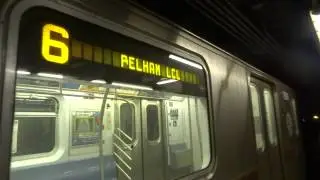 NYC Subway: Parkchester-bound R142A (6) Entering & Leaving Hunts Point Avenue