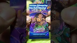 Omg the Best Legendary of the Set! 🫠🤦🏽&zwj;♂️🤡💀| Lorcana Shimmering Skies Pack Opening! #lorcana