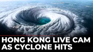 Hong Kong Live Cam: Tropical Storm Tapah Hits South | Mass Evacuations & School Closures, High Alert