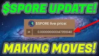 SPORE UPDATE! $SPORE IS MAKING MOVES AND IS STILL ONE OF THE MOST UNDERRATED PROJECTS!