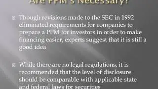 PPM-Due-Diligence-Term-Sheet