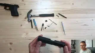 Full disassembly and reassembly of Glock 19 including changing the Channel liner.