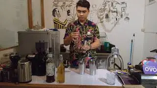 Demonstration of Sweety Vermouth with Virgin (Cocktail) | Food and Beverage Management (Bara MTH 2B)