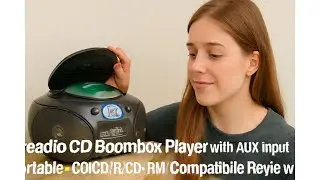 💿 Greadio CD Boombox Player with AUX Input, Portable - Compatible, Programmable Review 💿