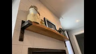 Fireplace Mantel Shelf Build
