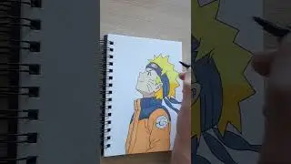 Dessin Naruto #dessin #drawing #naruto #kakashi #manga #anime #dessiner #drawbook #promarker #feutre