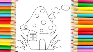 Igloo house Drawing step by step 