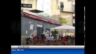 Incendiato il bar sequestrato al boss Nicchi [TGMed 17/09/2015]
