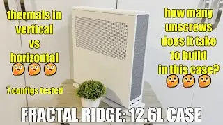 Fractal Ridge | Сборка SFF ITX объёмом 12,6 л | Температурные тесты
