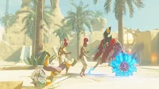 ThunderBlight Ganon in Gerudo Town - Zelda Breath of the Wild