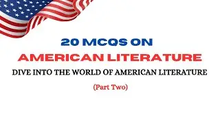 American Literature Quiz Challenge! American Literature MCQs - American Literature in English Trivia