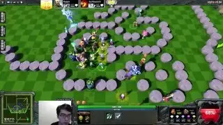 DOTA2 GEM TD lvl34, 2 players