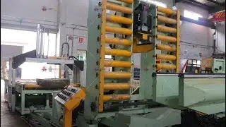 mechanized steel coils packaging line