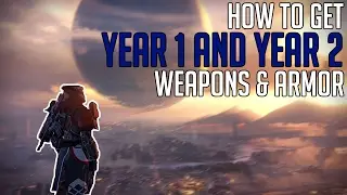 HOW TO GET YEAR 1 & YEAR 2 VENDOR ITEMS! - (Destiny)
