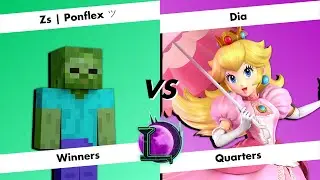 [Lunacity 5] Winners Quarters - Zs | Ponflex ツ (Steve) vs Dia (Peach) - SSBU