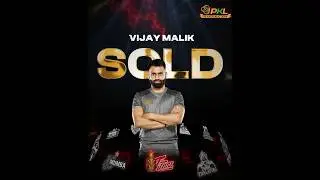 Vijay Malik sold to Telugu Titans for  ₹51.50 lakhs&nbsp;|&nbsp;Pro&nbsp;Kabaddi