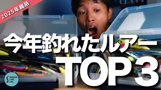 【忖度なし！】2025年最も釣れたルアーTOP3について大解説！【シーバス】