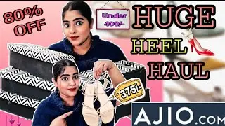 😱80%OFF **Huge Footwear Haul**  Heels Under 400 Rs | Try on haul👠 | #makeupyourdreams