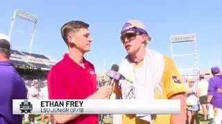 CWS 2025: Sports on 6 goes 1-on-1 with Ethan Frey after LSU wins national championship